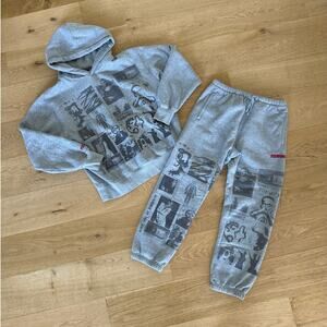 Pleasures - Choices Hoodie and Sweatpants in Gray